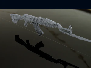 Ak47 3D 3D Model