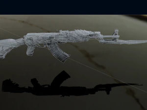 Ak47 3D 3D Model