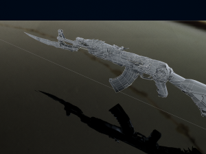 Ak47 3D 3D Model
