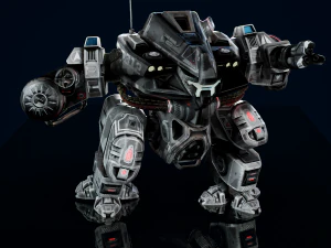 Battle Mech Low-poly model 3D Model