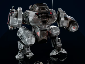 Battle Mech Low-poly model 3D Model
