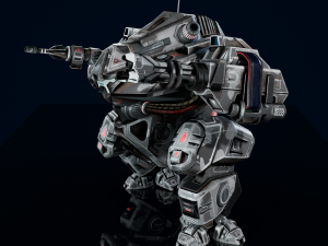 Battle Mech Low-poly model Model 3D