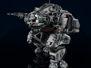 Battle Mech Low-poly model 3D Model