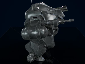 Battle Mech Low-poly model 3D Model