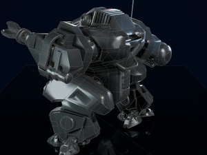 Battle Mech Low-poly model 3D Model