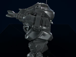 Battle Mech Low-poly model 3D Model