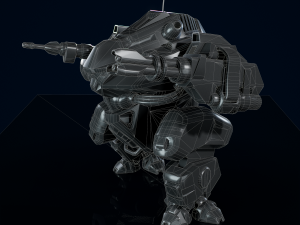 Battle Mech Low-poly model Model 3D