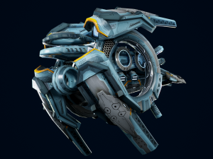 Drone Low-poly 3D 3D Model