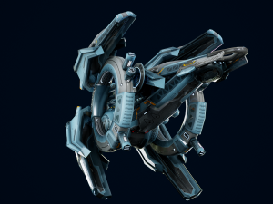 Drone Low-poly 3D 3D Model