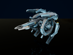 Drone Low-poly 3D 3D Model