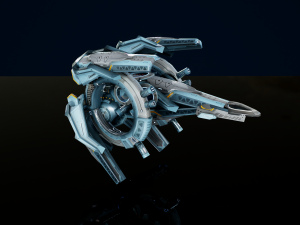 Drone Low-poly 3D 3D Model