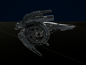 Drone Low-poly 3D 3D Model
