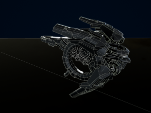 Drone Low-poly 3D 3D Model