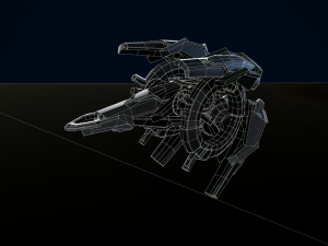 Drone Low-poly 3D 3D Model