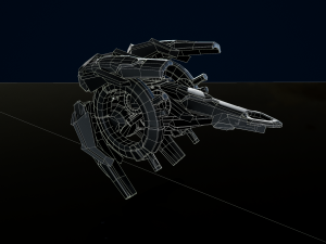 Drone Low-poly 3D 3D Model