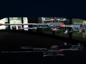 3D Sniper Rifle model 3D Модель