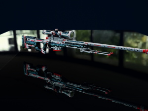 3D Sniper Rifle model 3D Модель