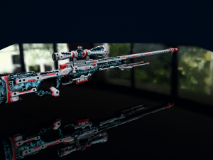 3D Sniper Rifle model 3D Модель