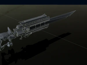 Raging Blade 3D Model