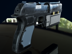 Pistol 3D 3D Model