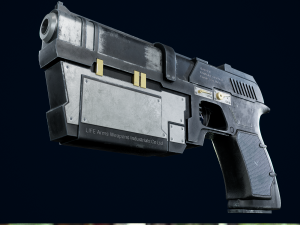 Pistol 3D 3D Model