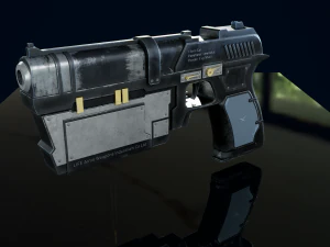 पिस्तौल 3डी 3D मॉडल