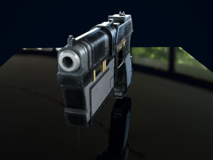 Pistol 3D 3D Model