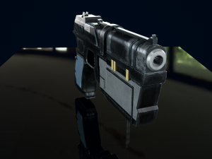 Pistol 3D 3D Model