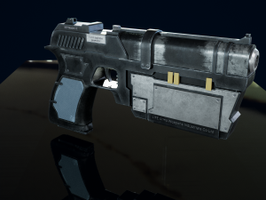 Pistol 3D 3D Model