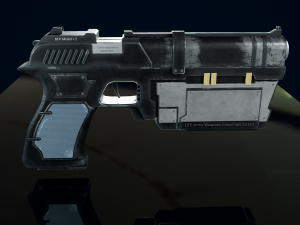 Pistol 3D 3D Model