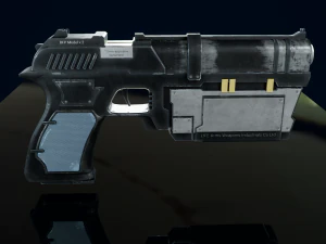 पिस्तौल 3डी 3D मॉडल