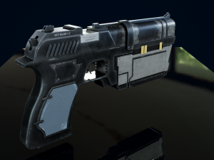 Pistol 3D 3D Model