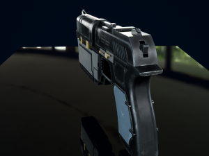 Pistol 3D 3D Model