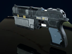 पिस्तौल 3डी 3D मॉडल