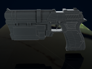 Pistol 3D 3D Model