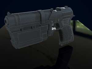 Pistol 3D 3D Model