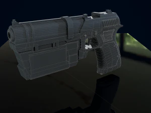 पिस्तौल 3डी 3D मॉडल