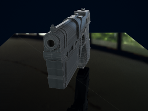 Pistol 3D 3D Model