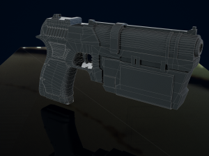 Pistol 3D 3D Model