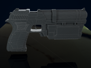 Pistol 3D 3D Model