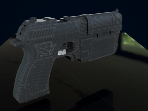 Pistol 3D 3D Model