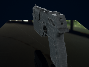 Pistol 3D 3D Model