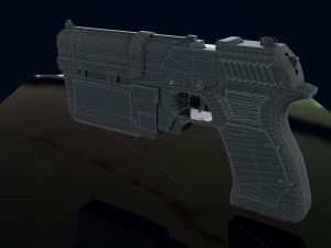 Pistol 3D 3D Model