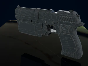पिस्तौल 3डी 3D मॉडल