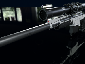 3D Sniper Rifle model 3D Model