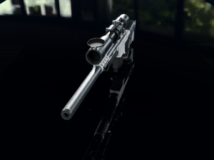 3D Sniper Rifle model Modello 3D