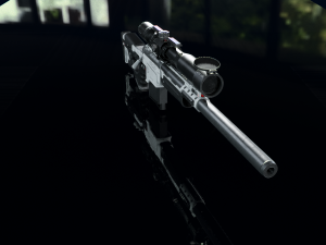 3D Sniper Rifle model Modello 3D