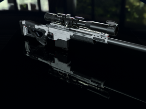 3D Sniper Rifle model Modello 3D