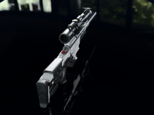 3D Sniper Rifle model Modello 3D