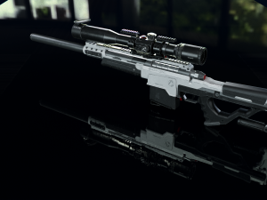 3D Sniper Rifle model Modello 3D